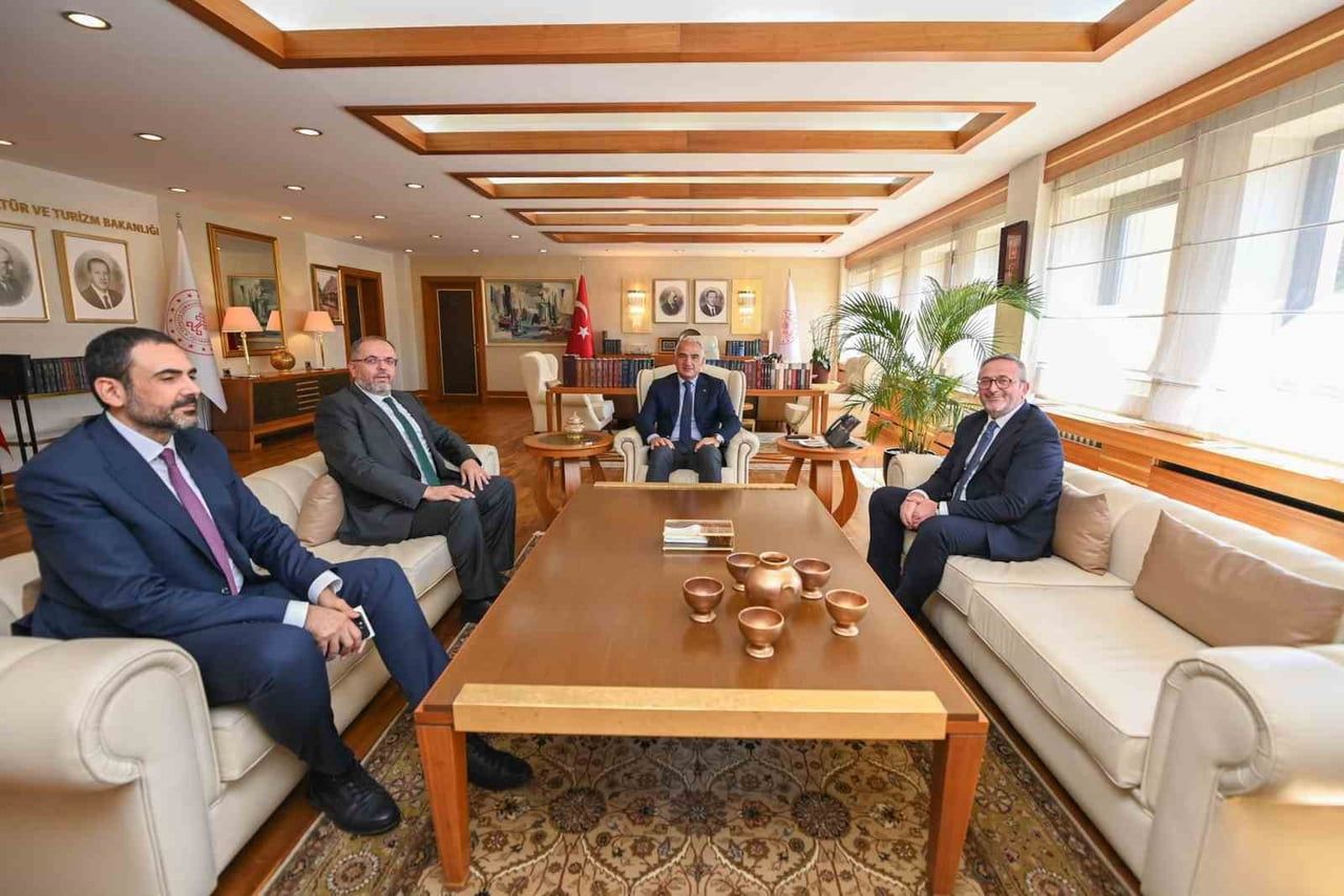 KÜLTÜR VE TURİZM BAKANI MEHMET NURİ ERSOY, MİLLİ SAVUNMA ÜNİVERSİTESİ (MSÜ) REKTÖRÜ PROF. DR....