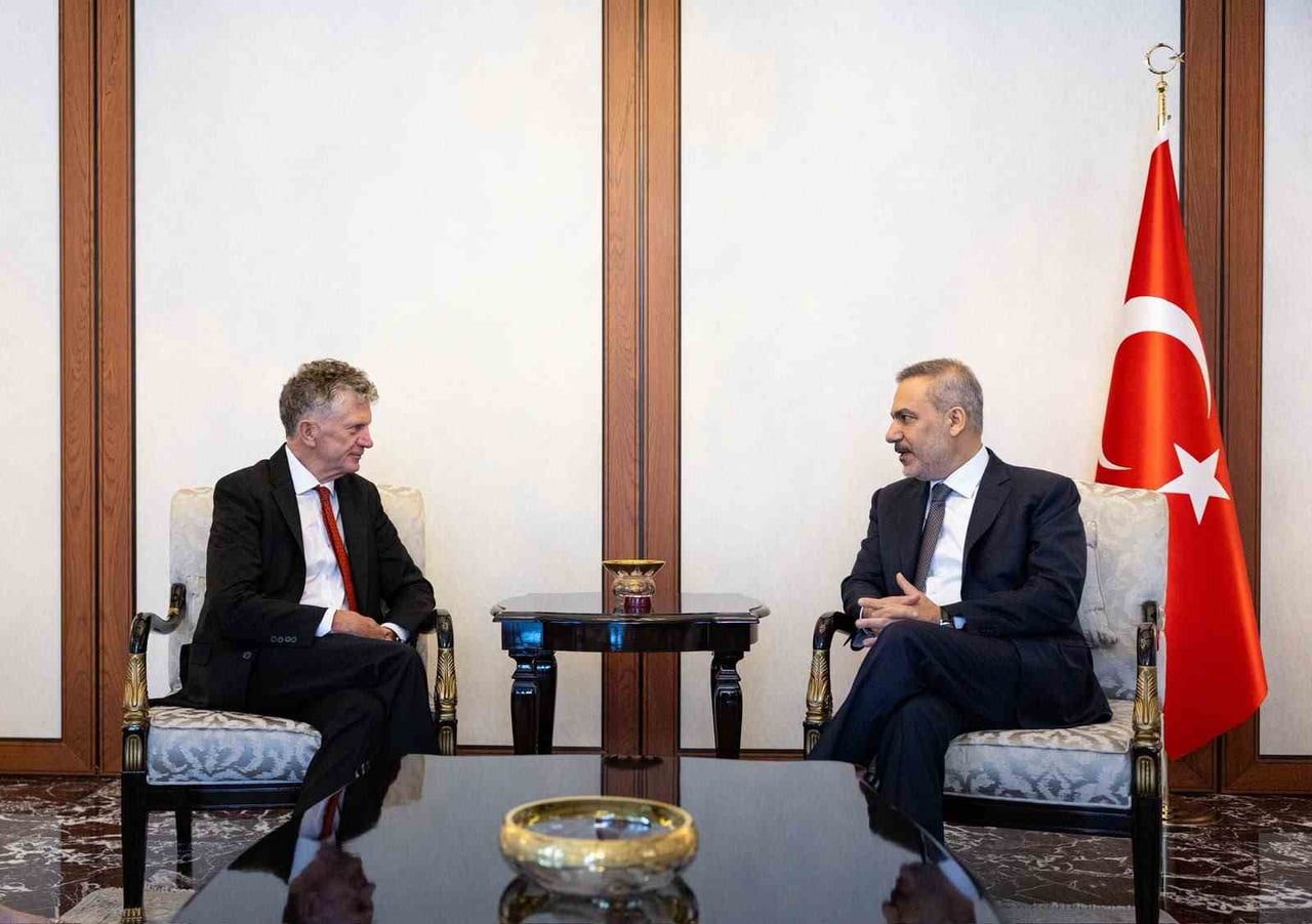 DIŞİŞLERİ BAKANI HAKAN FİDAN, BİRLEŞİK KRALLIK ULUSAL GÜVENLİK DANIŞMANI JONATHAN POWELL İLE...