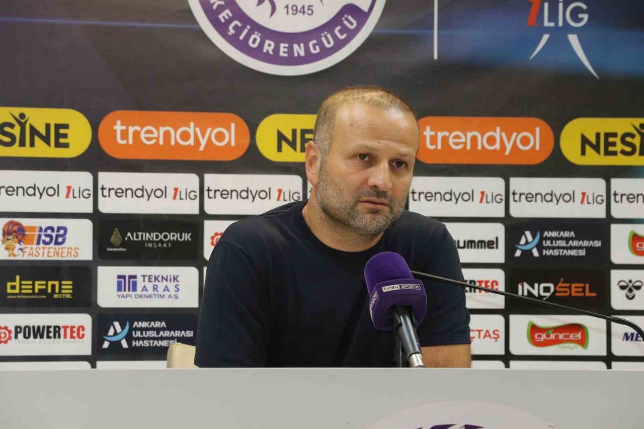 ANKARA KEÇİÖRENGÜCÜ TEKNİK DİREKTÖRÜ OSMAN ZEKİ KORKMAZ, PENDİKSPOR MÜSABAKASININ ARDINDAN...