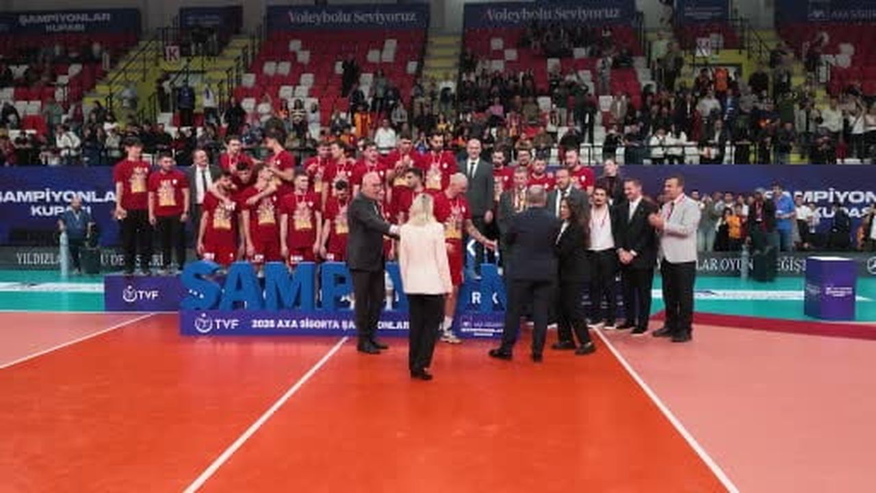 Galatasaray'ın, 2026 Erkekler AXA Sigorta Şampiyonlar Kupası'nda Ziraat Bankkart'ı 3-1 mağlup...