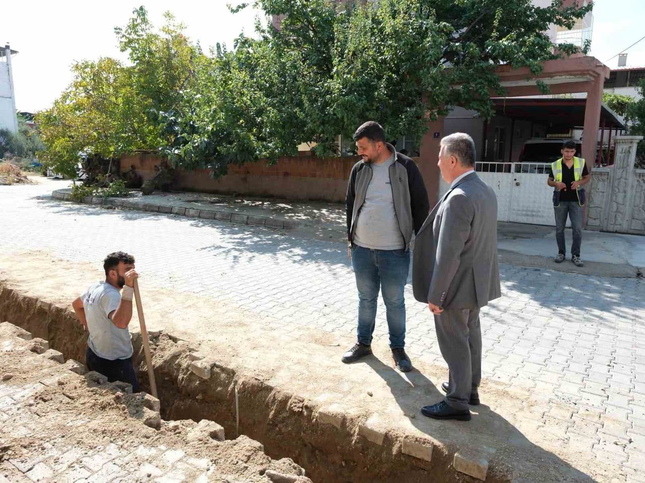 BUHARKENT BELEDİYESİ TARAFINDAN MENDERES MAHALLESİ’NDE BAŞLATILAN DOĞAL GAZ ALTYAPI ÇALIŞMALARININ...