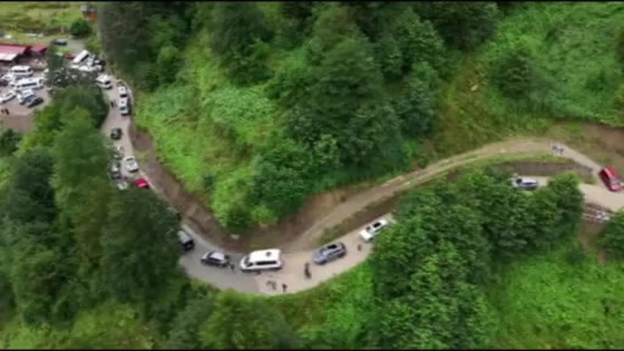Uzungöl’de ikinci taşkın