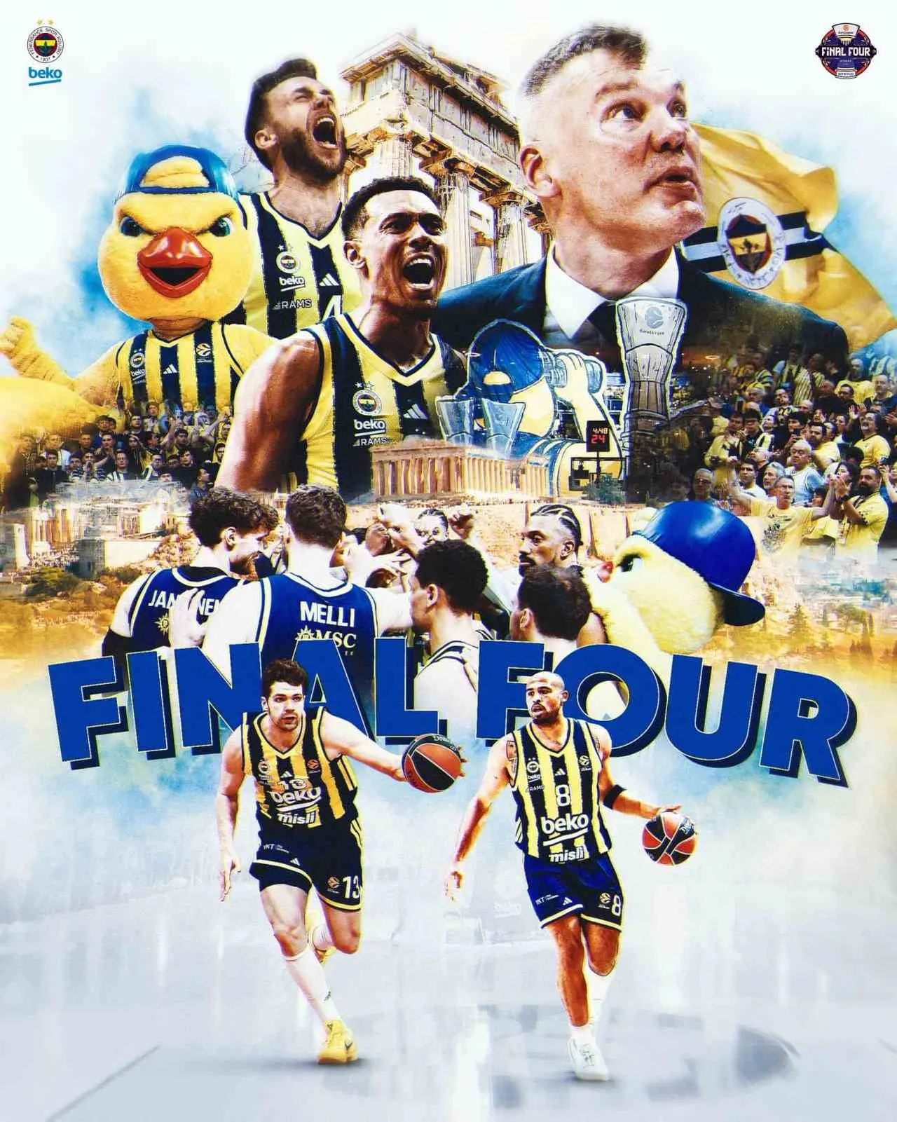 FENERBAHÇE ERKEK BASKETBOL TAKIMI, EUROLEAGUE PLAY-OFF SERİSİ 4. MAÇINDA LİTVANYA EKİBİ ZALGİRİS...
