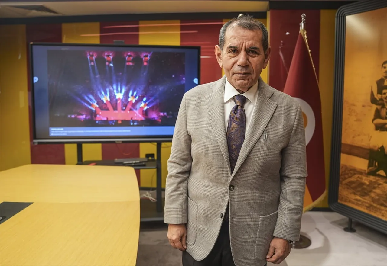 Galatasaray Kulübü Başkanı Dursun Özbek, Anadolu Ajansının (AA) gözünden 2025'e damga vuran...