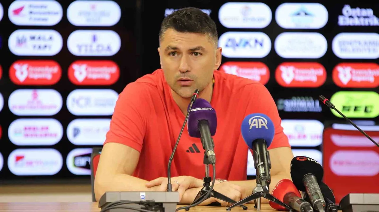 GAZİANTEP FUTBOL KULÜBÜ TEKNİK DİREKTÖRÜ BURAK YILMAZ, 1-1 BİTEN CORENDON ALANYASPOR MAÇININ...