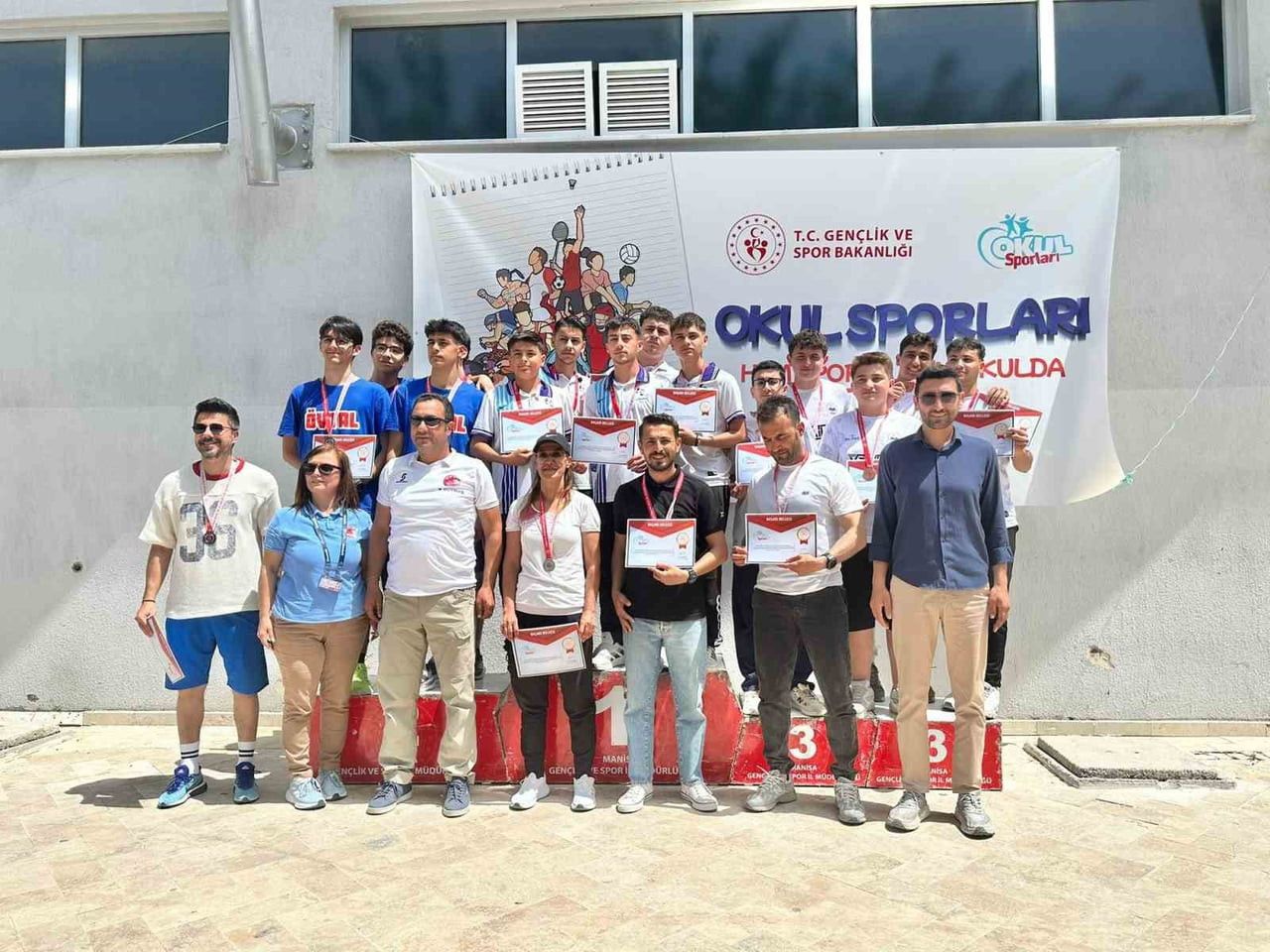 GENÇLİK VE SPOR BAKANLIĞI TARAFINDAN MANİSA’NIN AKHİSAR İLÇESİNDE DÜZENLENEN OKUL SPORLARI BOCCE...
