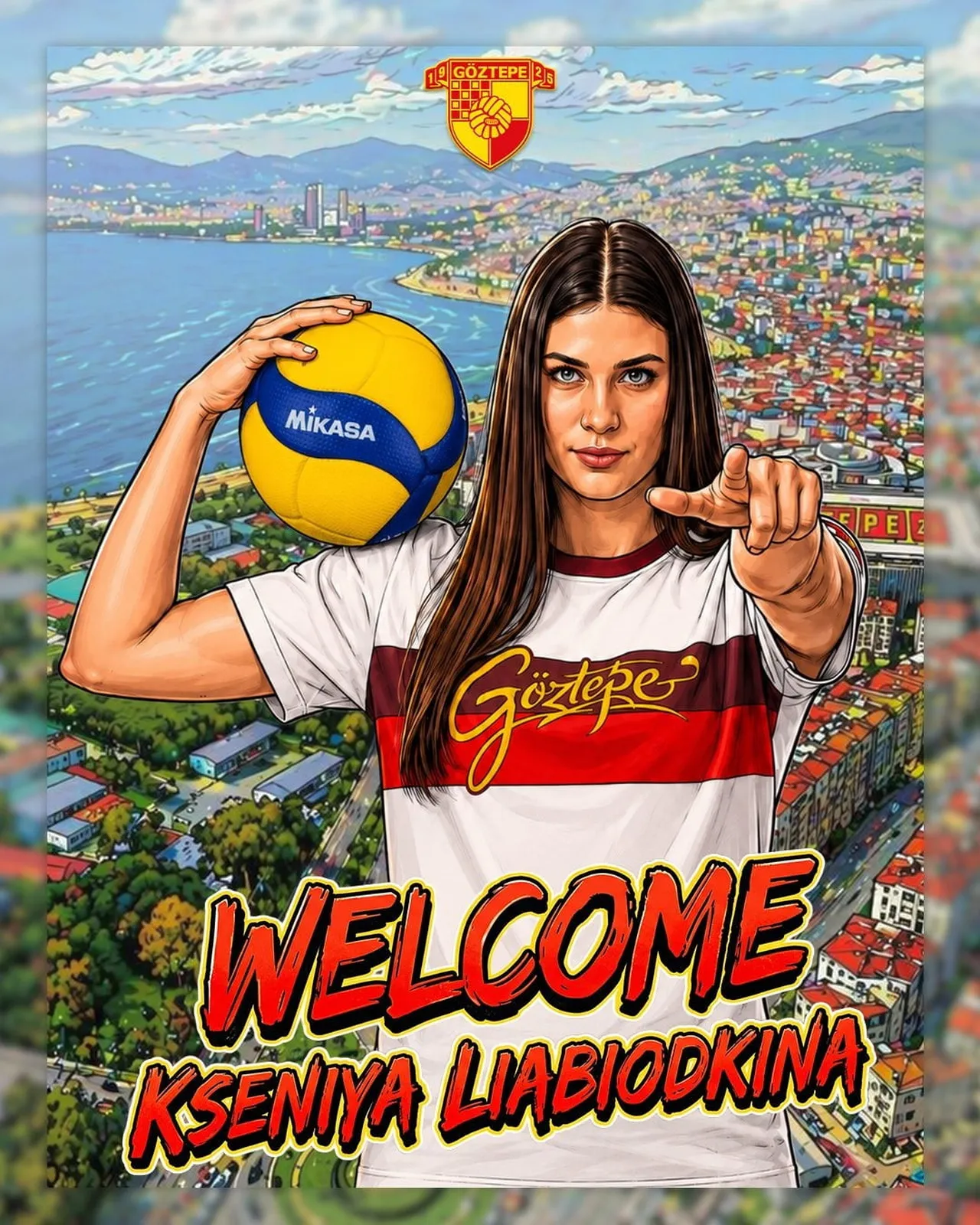 GÖZTEPE VOLEYBOL, KSENİYA LİABİODKİNA’YI TRANSFER ETTİ