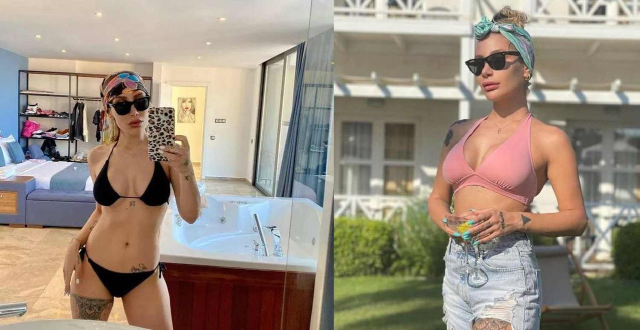 İrem Derici Tatil Pozu