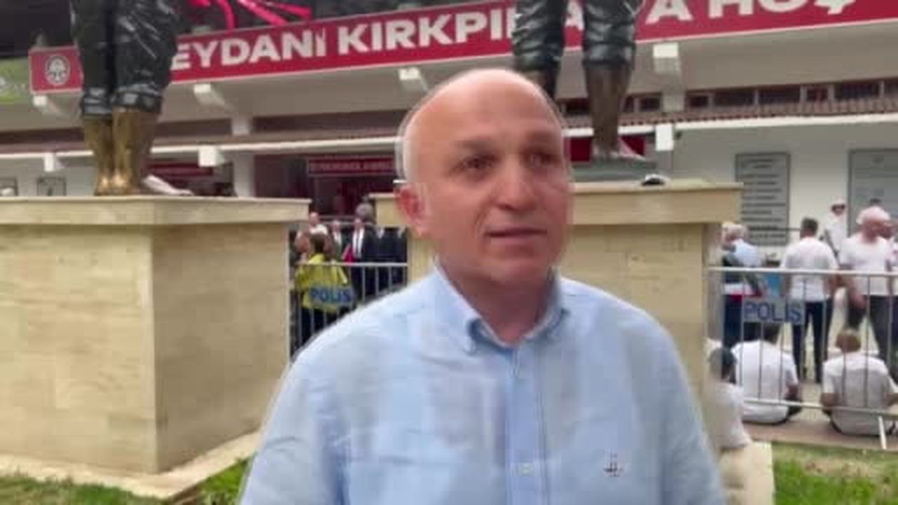 İş insanı Süleyman Şahin, Kırkpınar Tarihi Yarış Güreşleri'nde organizasyon eksikliğine dikkat...