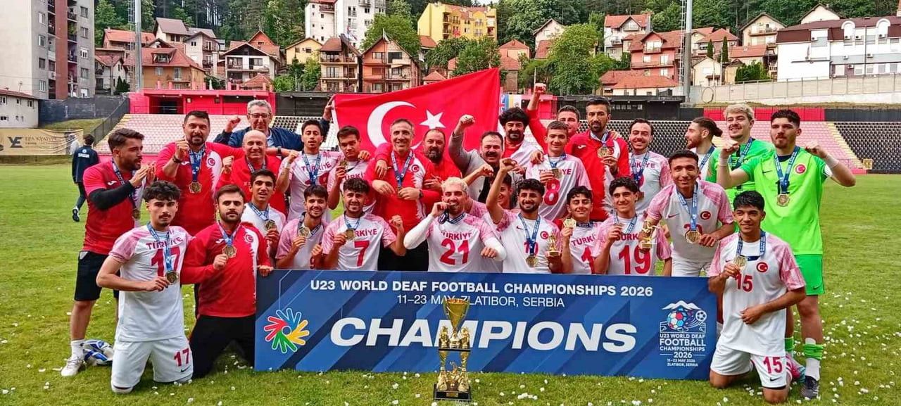 İŞİTME ENGELLİLER U23 MİLLİ TAKIMI, DÜNYA ŞAMPİYONU OLDU
