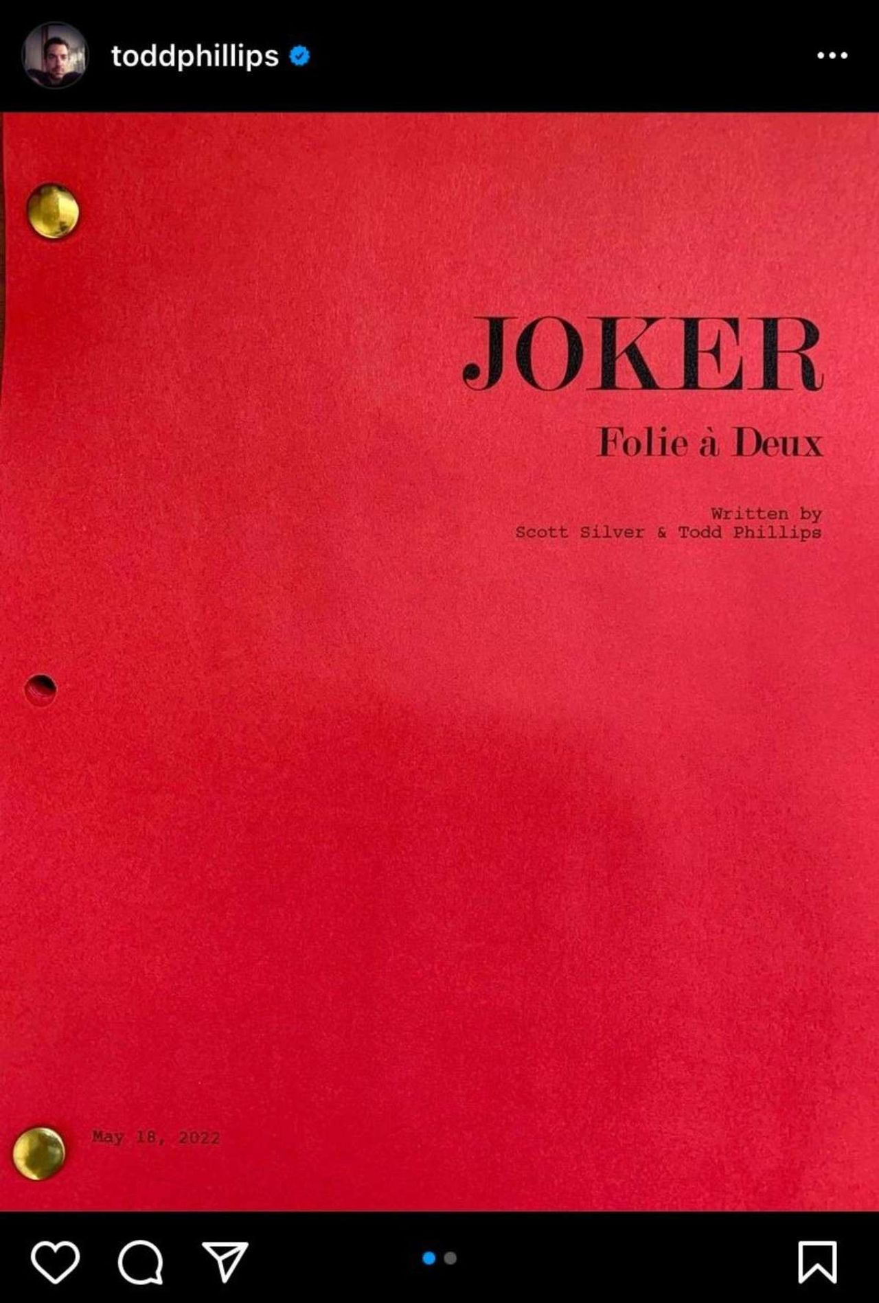 Joker devam filmi geliyor