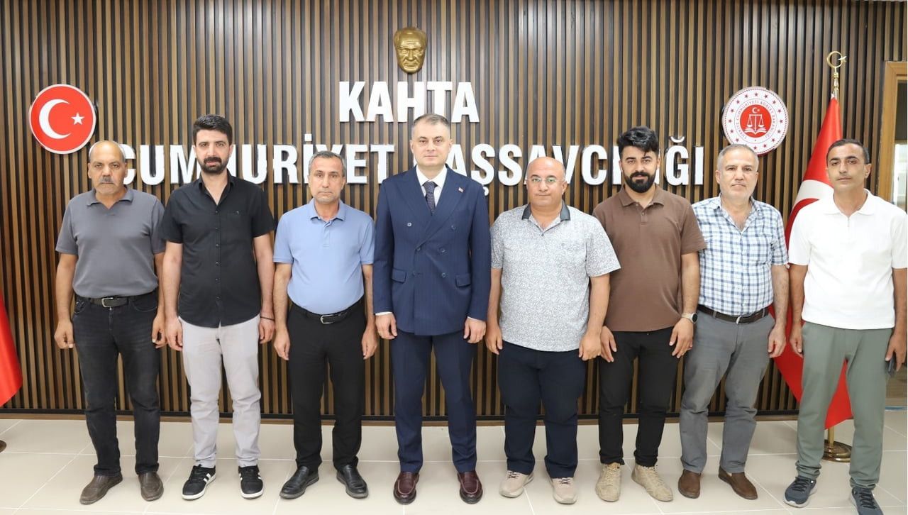 KAHTA GAZETECİLER VE YAZARLAR CEMİYETİ'NDEN CUMHURİYET BAŞSAVCISI ATALAY'A HAYIRLI OLSUN...
