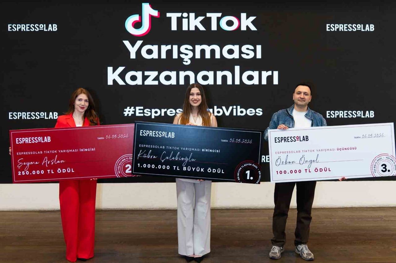 KAHVE ZİNCİRİ ESPRESSOLAB'İN 1 MİLYON TL ÖDÜLLÜ SOSYAL MEDYA YARIŞMASI KAZANANINI BULDU. KAHVENİN...