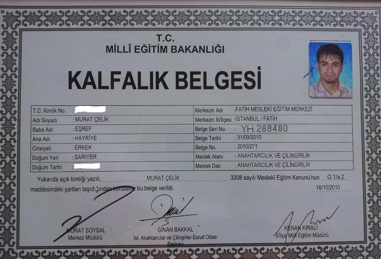 Kalfalık belgesi