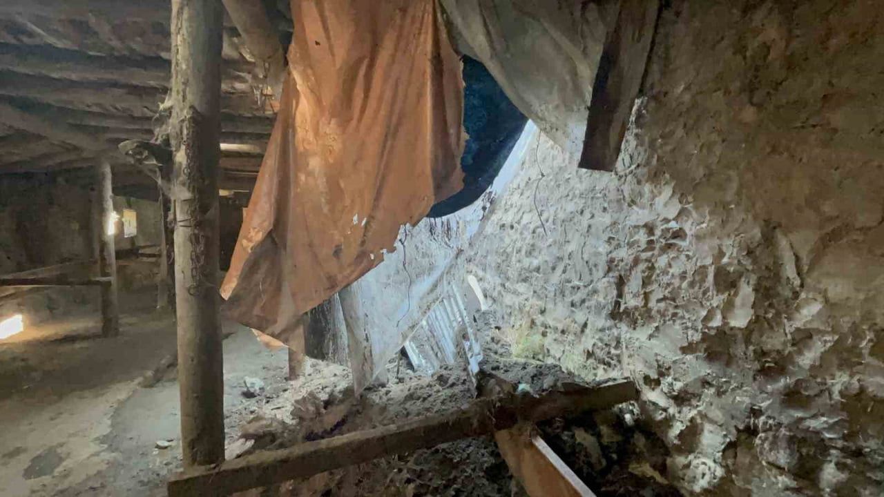 KARS'TA SAĞANAK YAĞIŞ AHIRI ÇÖKERTTİ(KARS-İHA)