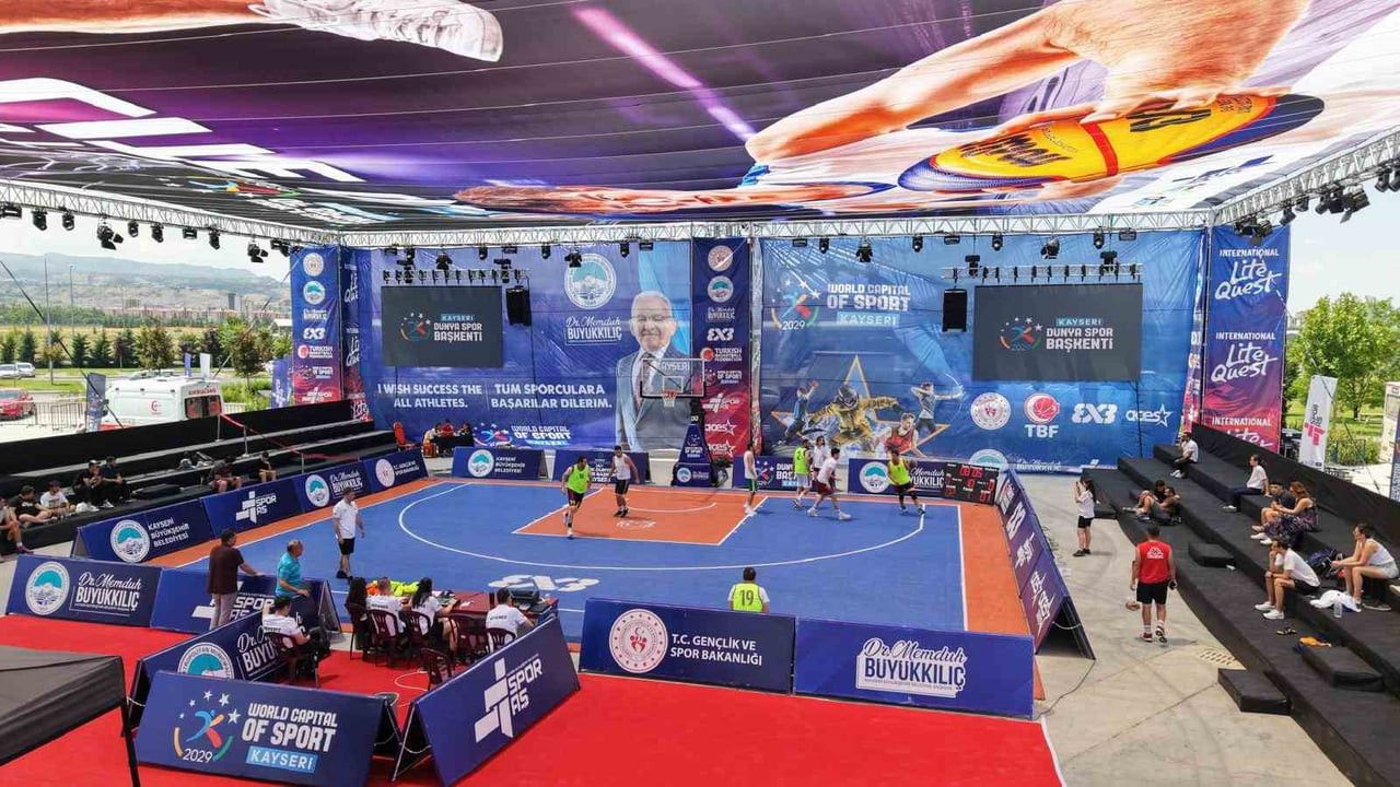KAYSERİ BÜYÜKŞEHİR BELEDİYESİ EV SAHİPLİĞİNDE DÜZENLENEN FIBA 3X3 LİTE QUEST 2026 TURNUVASI...