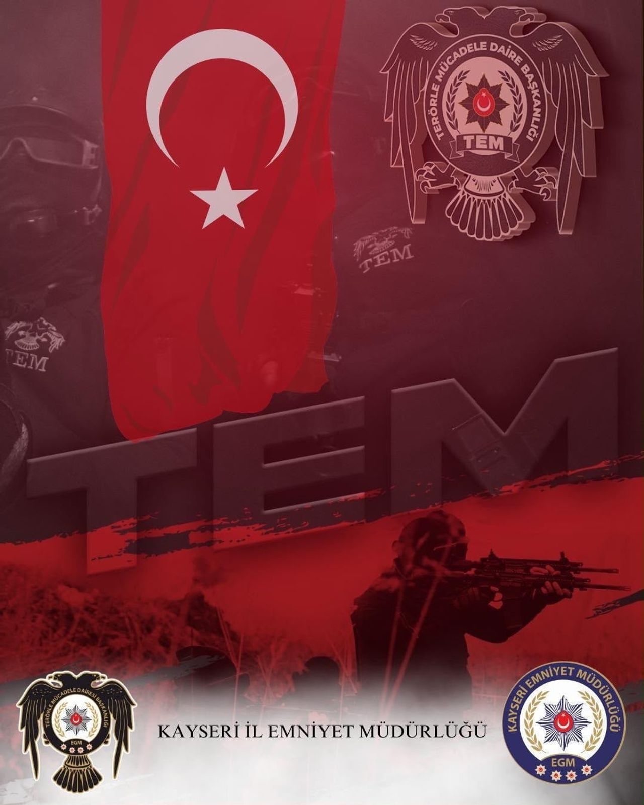 KAYSERİ’DE POLİS EKİPLERİ TARAFINDAN YAPILAN ÇALIŞMALARDA, ‘FETÖ/PDY SİLAHLI TERÖR ÖRGÜTÜNE ÜYE...