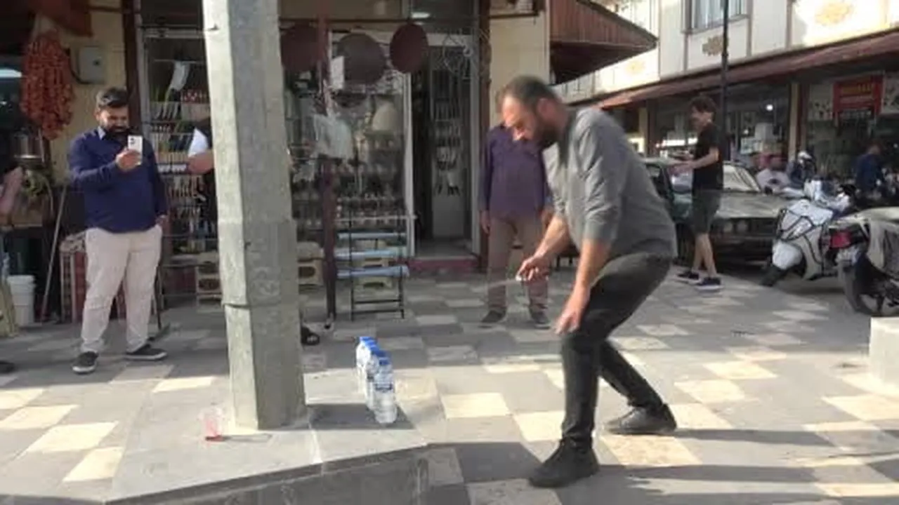 Kilis'te bayram öncesi bıçak bileme mesaisi başladı