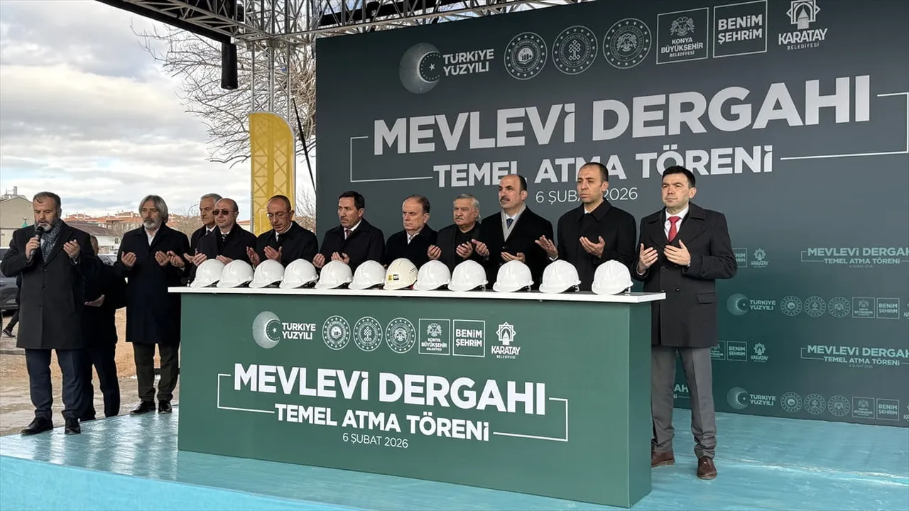 Konya Büyükşehir Belediyesi ile Karatay Belediyesi tarafından yürütülen "Mevlana Türbesi Arkası...
