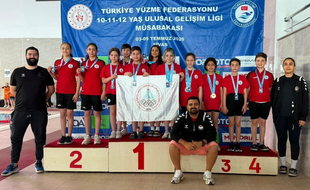 KÖRFEZ GENÇLERBİRLİĞİ SPOR KULÜBÜ, SİVAS'TA GERÇEKLEŞTİRİLEN 10-11-12 YAŞ ULUSAL GELİŞİM LİGİ...