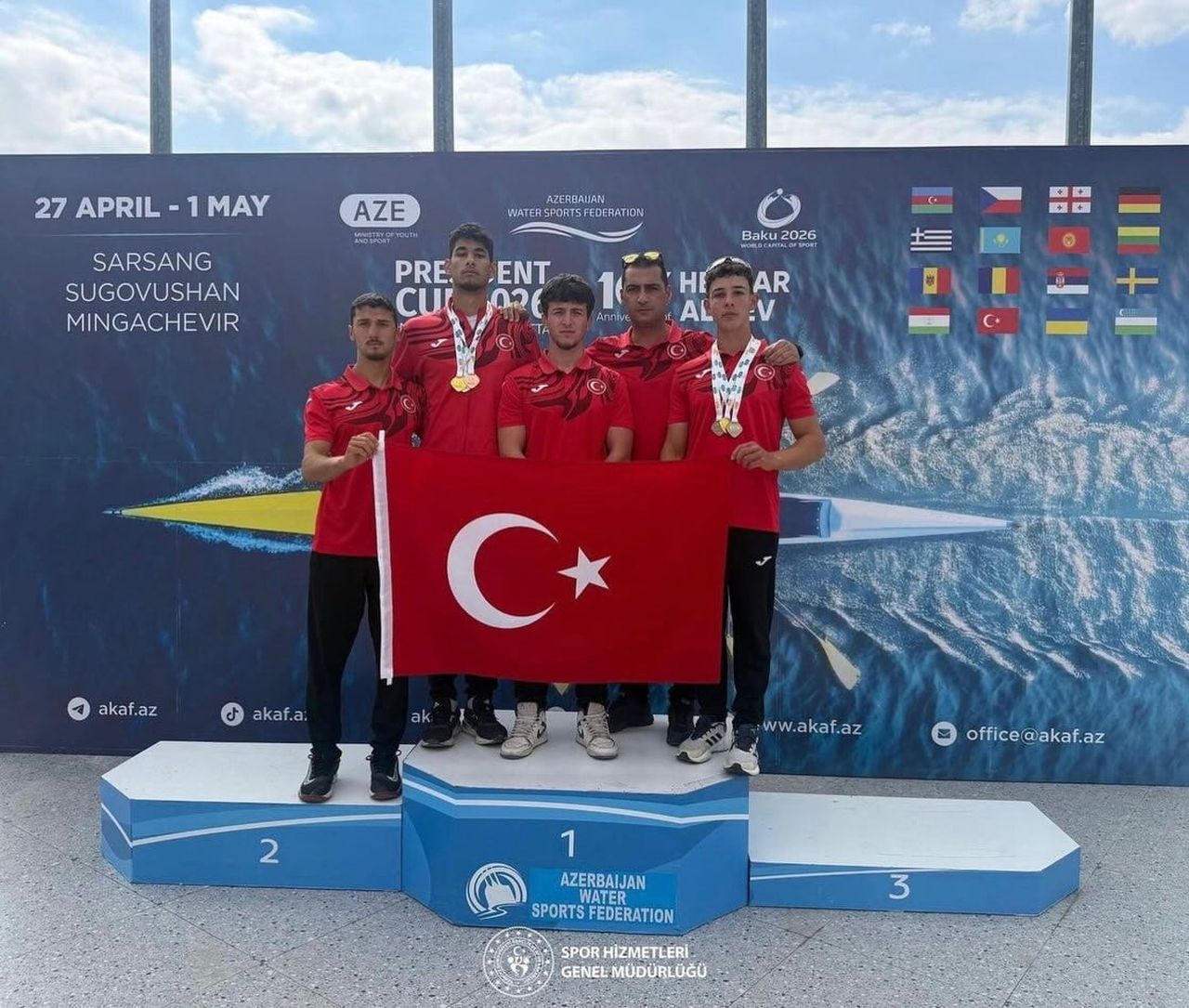 KÖYCEĞİZLİ KANOCU YILDIRIM, AZERBAYCAN’DAN 3 MADALYA İLE DÖNDÜ