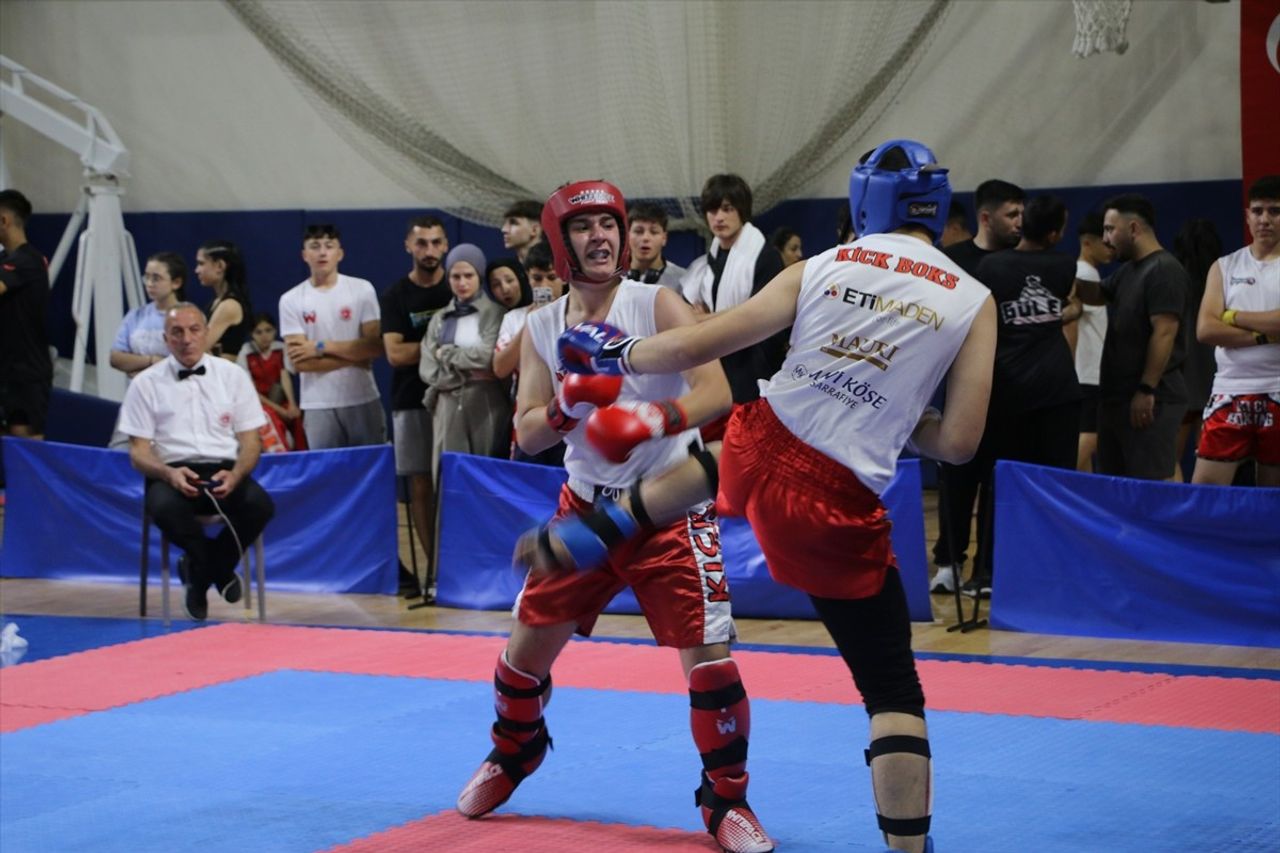 Kütahya'da, Zafer Kupası Kick Boks Turnuvası 20 ilden 800'e yakın sporcunun katılımıyla...