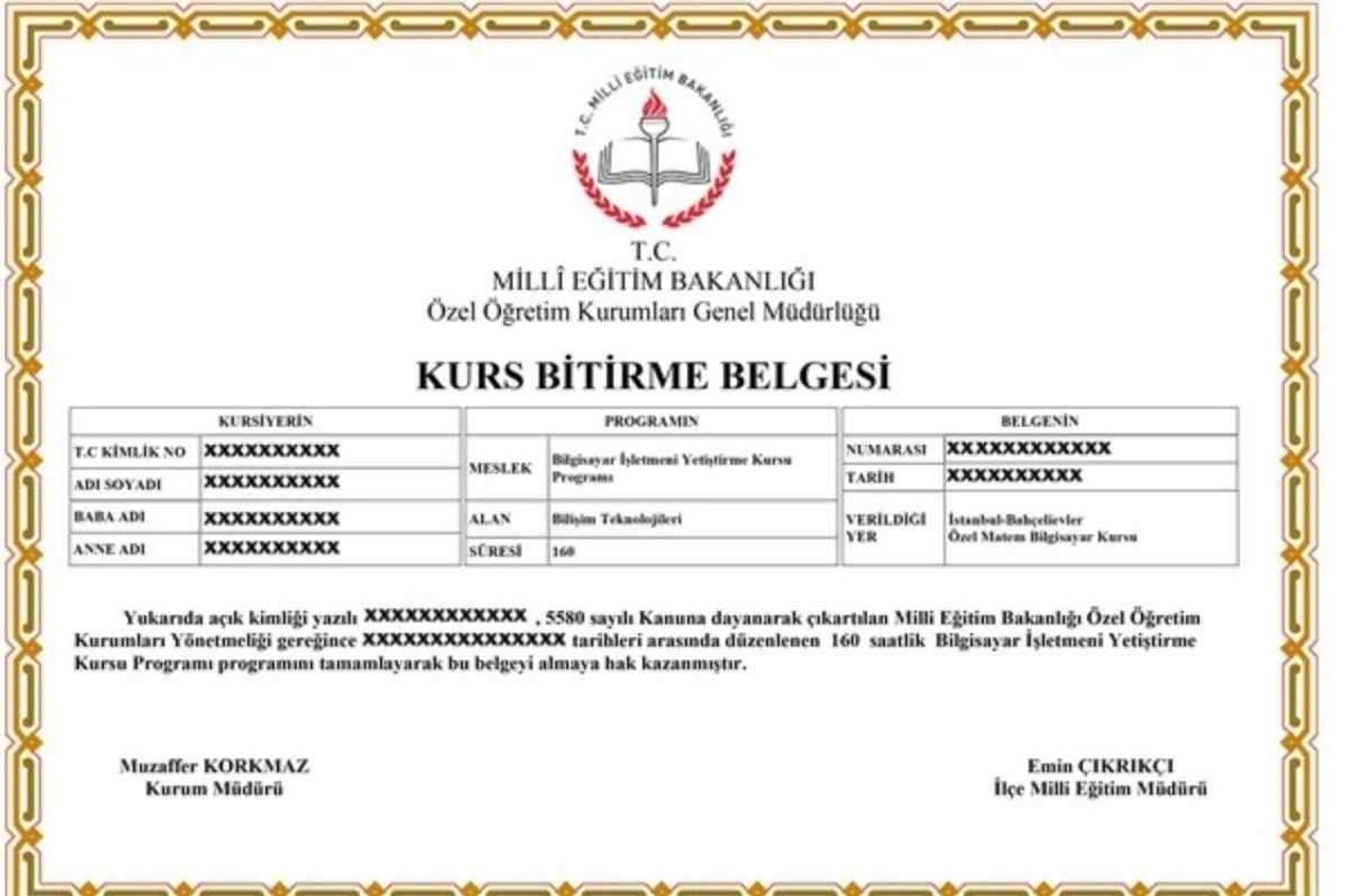 MEB onaylı bilgisayar sertifikası nasıl alınır, nereden alınır