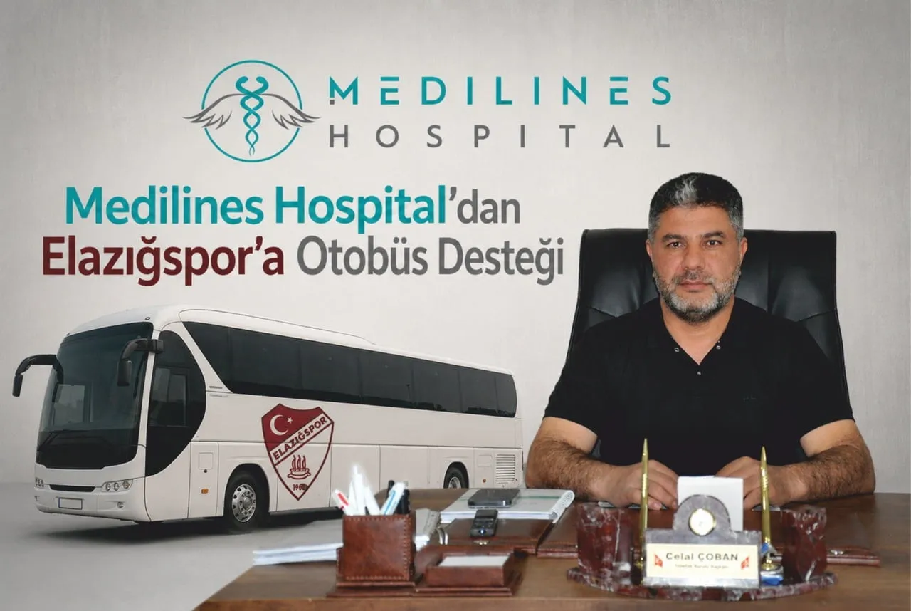 MEDİLİNES HOSPİTAL’DAN ELAZIĞSPOR’A OTOBÜS DESTEĞİ