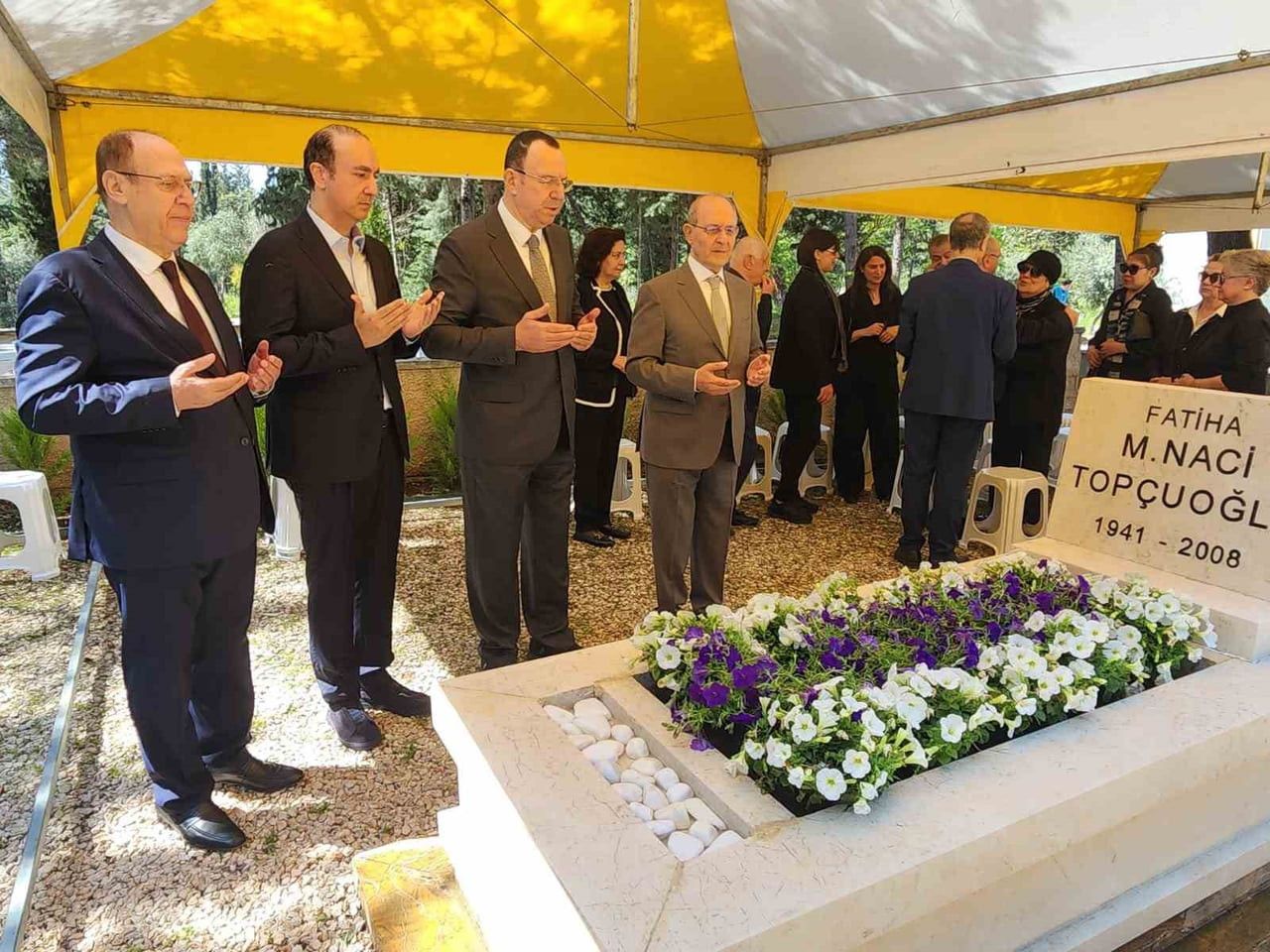 NACİ TOPÇUOĞLU VEFATININ 18. YILINDA MEZARI BAŞINDA DUALARLA ANILDI