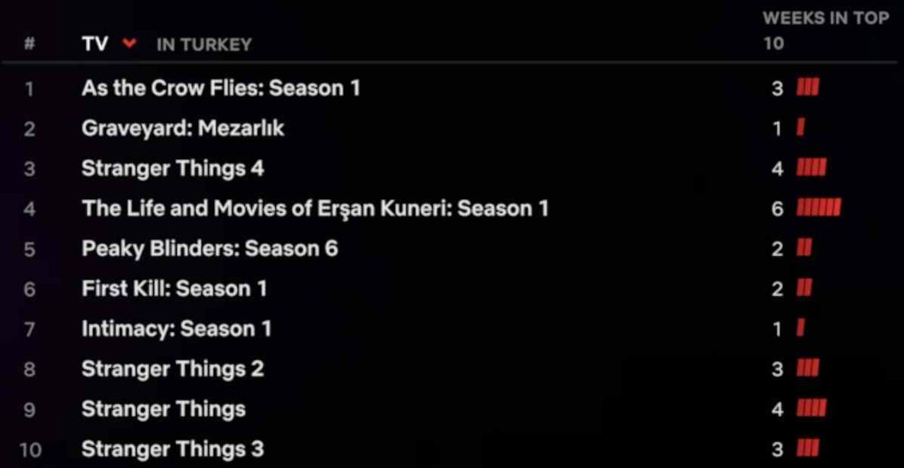 Netflix 13-19 Haziran haftası Türkiye