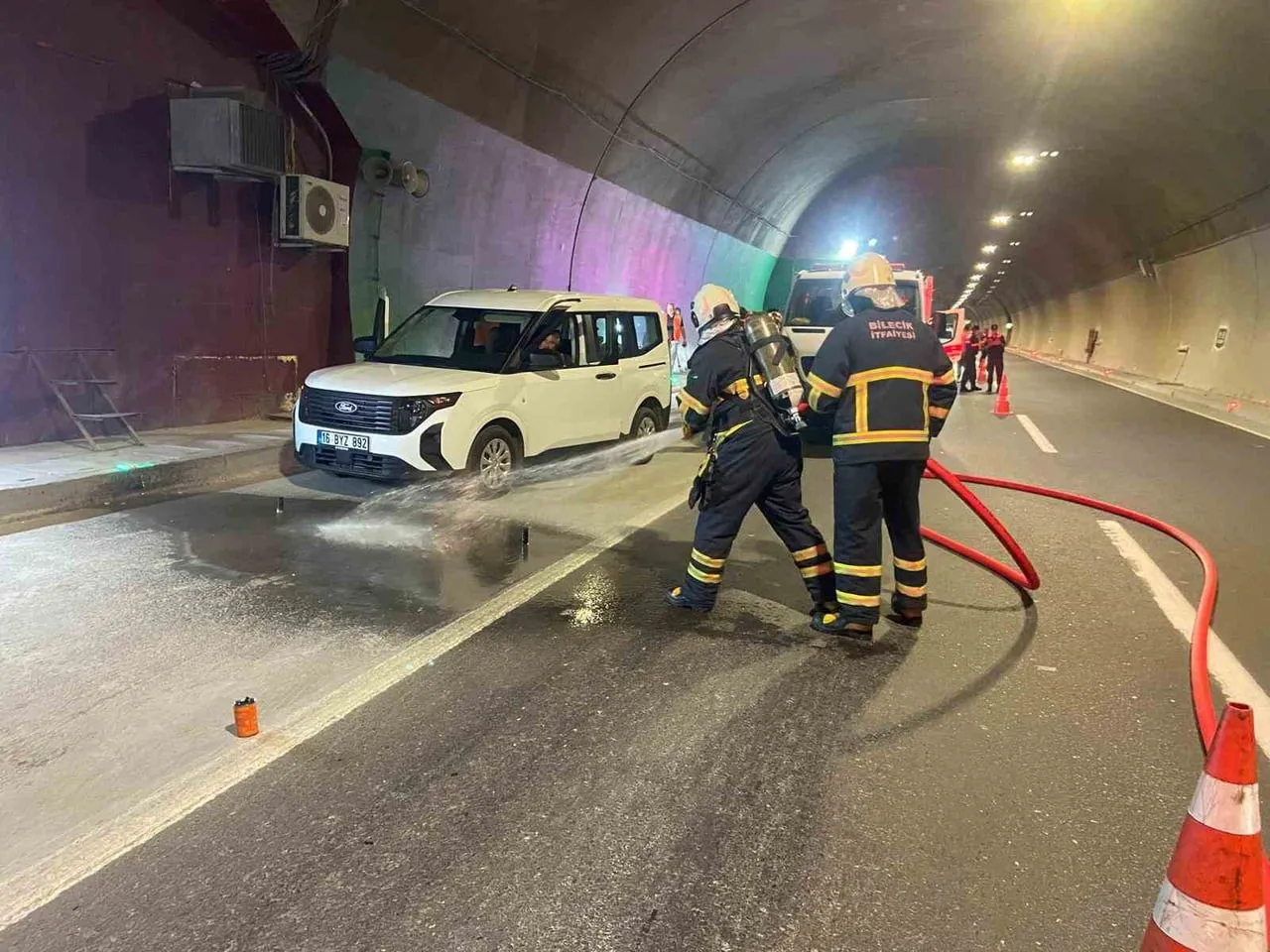 OSMANGAZİ TÜNELİNDE YANGINA MÜDAHALE VE KURTARMA OPERASYONU