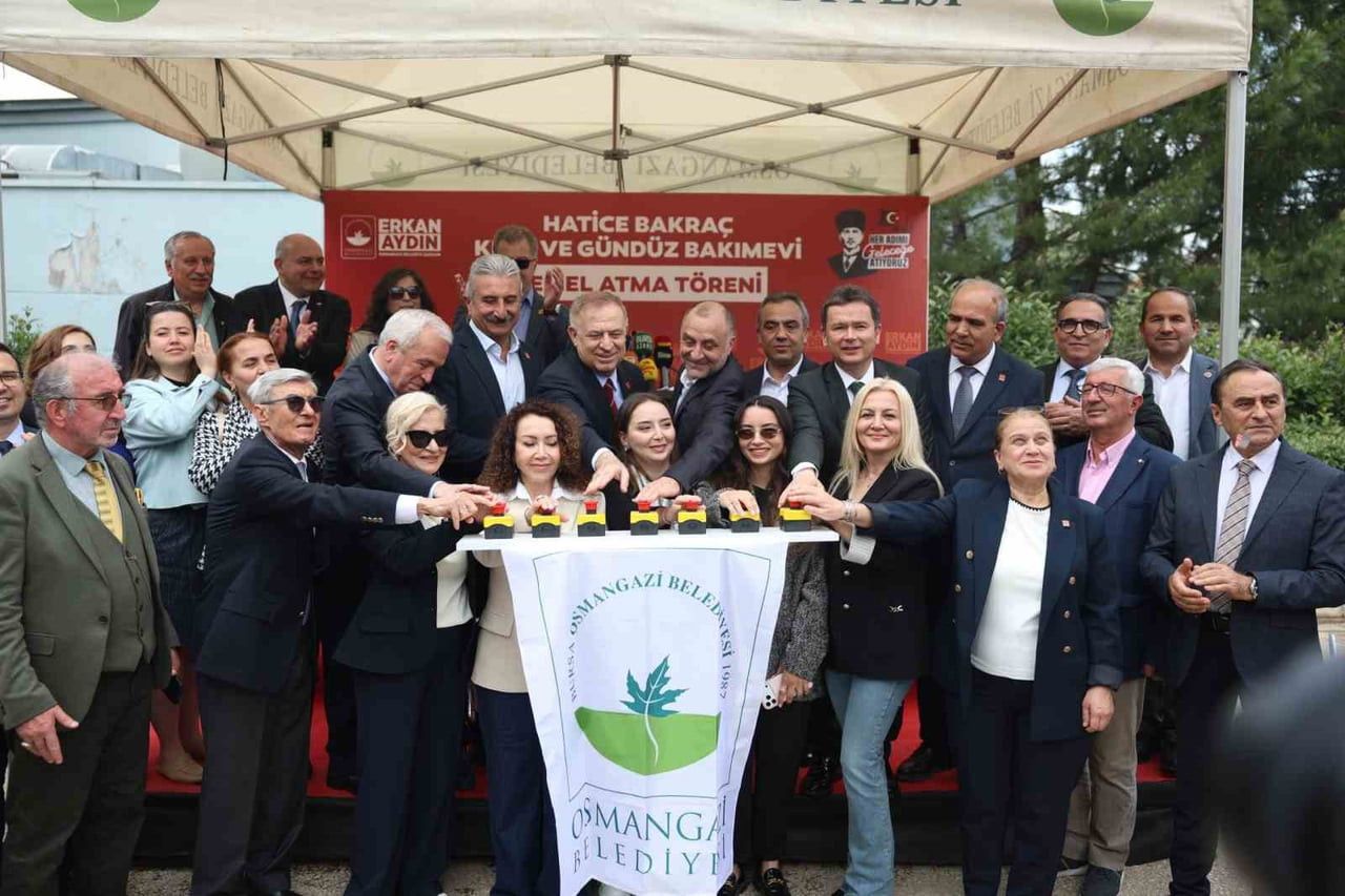 OSMANGAZİ'DE BİR KREŞİN DAHA TEMELİ ATILDI