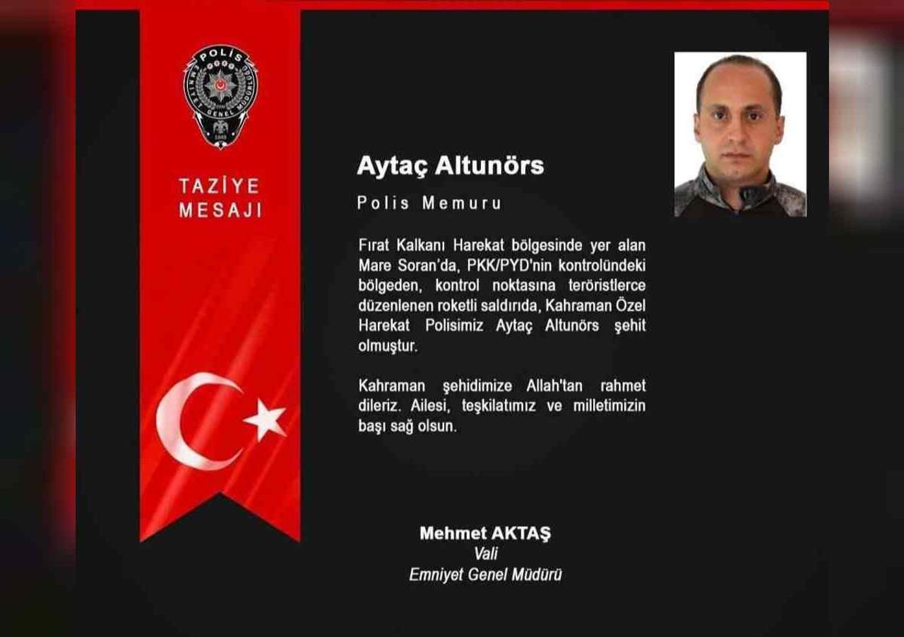 Özel harekat polisi şehit oldu