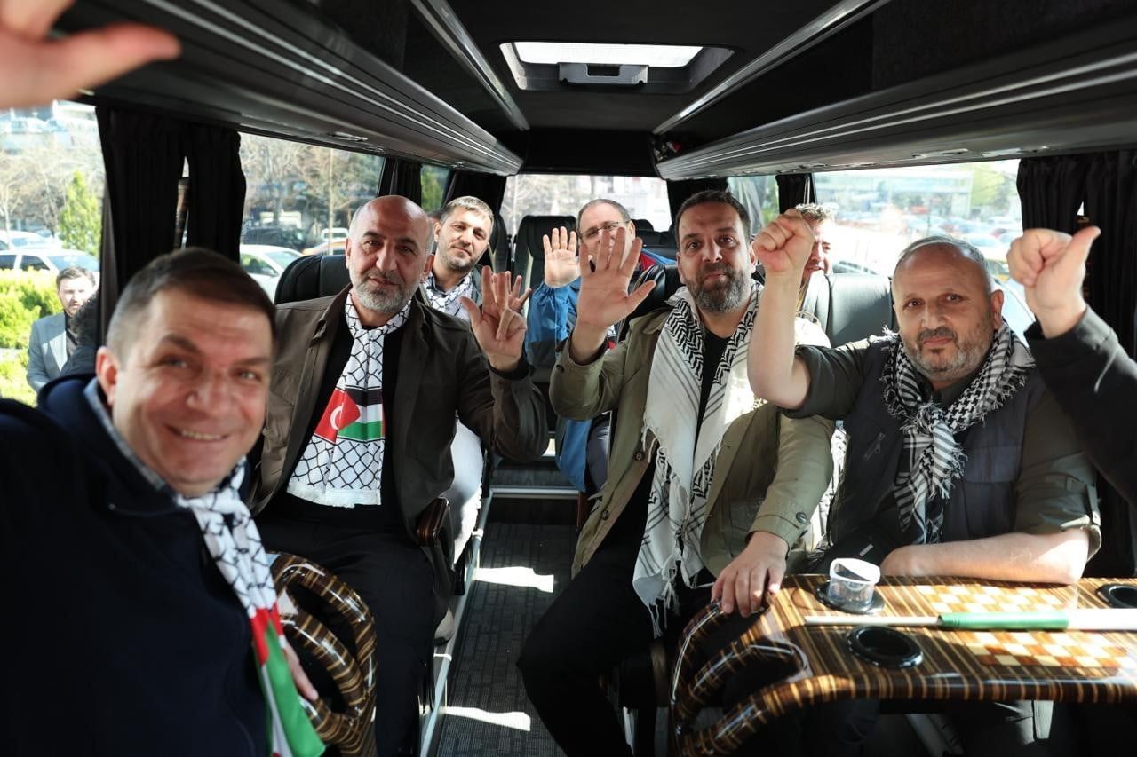ÖZGÜRLÜK VE SUMUD FİLOSU'NDA YER ALACAK BAŞKANLAR, YOLCULUĞUN BAŞLANGIÇ NOKTASI OLAN BARSELONA'YA...