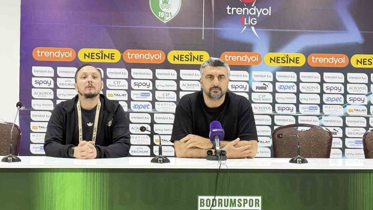 PENDİKSPOR TEKNİK DİREKTÖRÜ SİNAN KALOĞLU, BODRUM FK'YA MAĞLUP OLDUKLARI MAÇIN ARDINDAN, "TAHKİM...