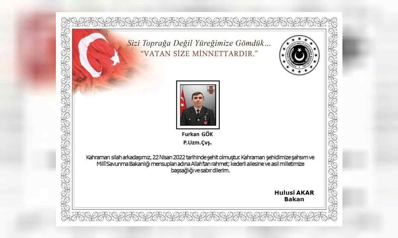 Piyade Uzman Çavuş Furkan Gök kimdir