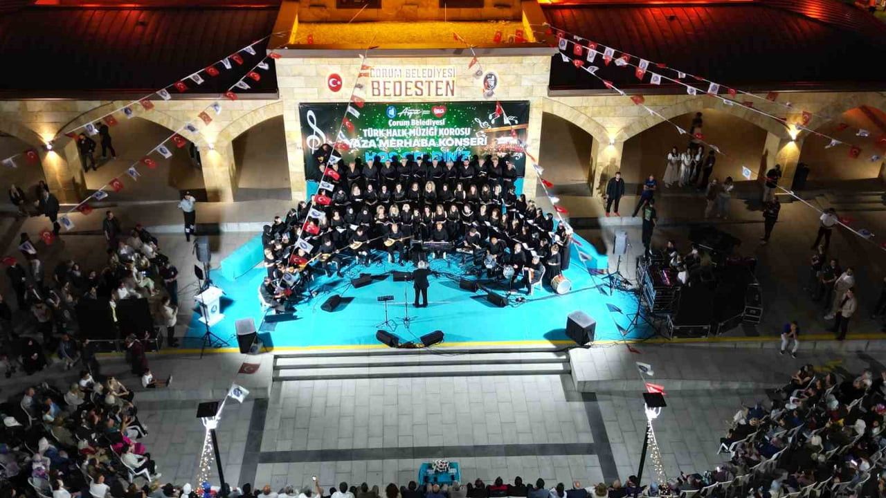 PROGRAM ALANI DRONLA HAVADAN GÖRÜNTÜLENDİ