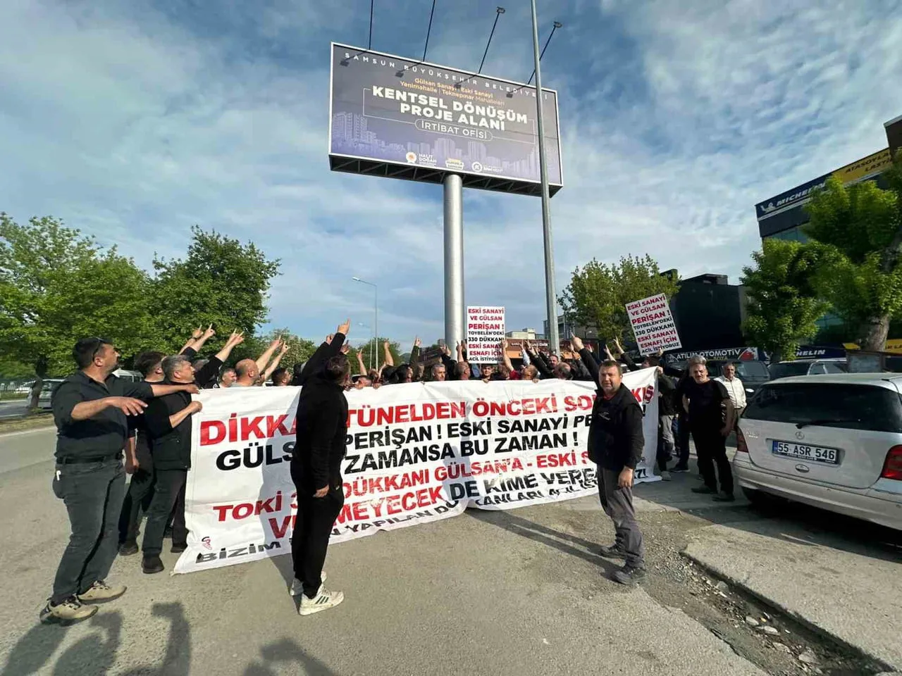 SAMSUN’UN CANİK İLÇESİNDE BULUNAN ESKİ SANAYİ ESNAFININ TOYBELEN SANAYİ SİTESİ’NE YÖNELİK...