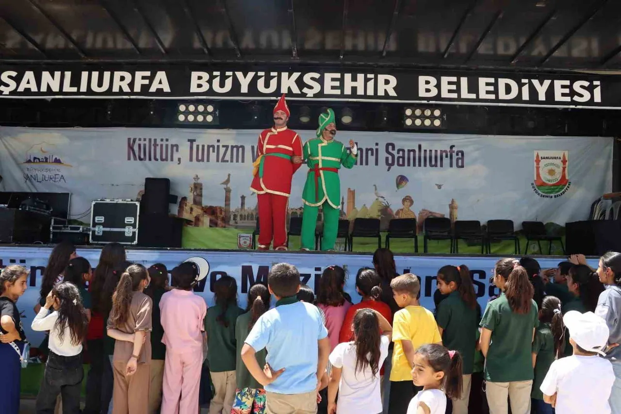 ŞANLIURFA’DA ÇOCUKLARA SANAT VE EĞLENCE DOLU ŞENLİK