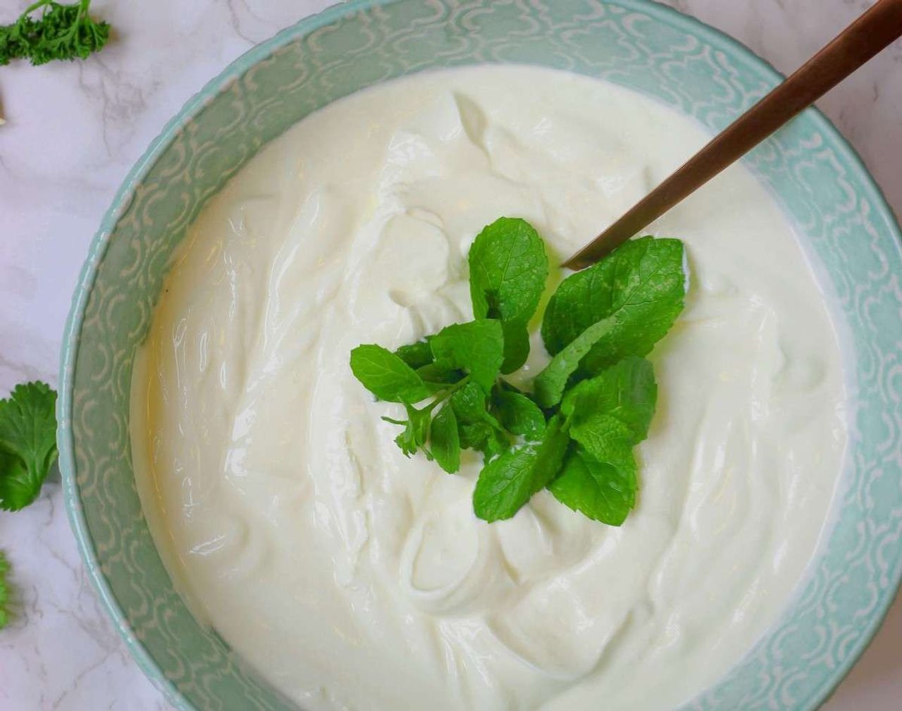 Sarımsaklı yoğurt
