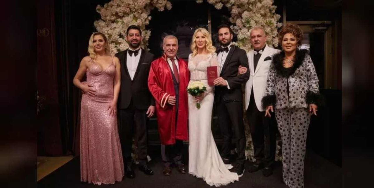 Seda Sayan-Çağlar Ökten nikah töreni