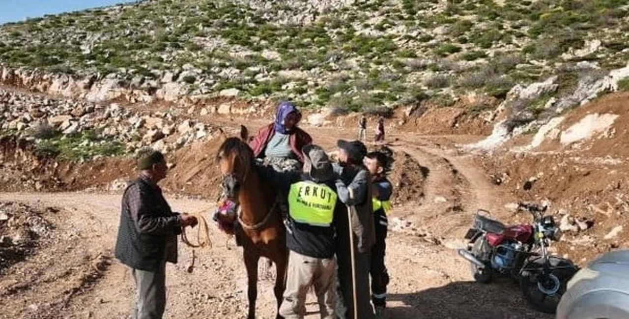SİİRT'TE KALP KRİZİ GEÇİREN KADIN, KATIR SIRTINDA SAĞLIK EKİPLERİNE ULAŞTIRILDI