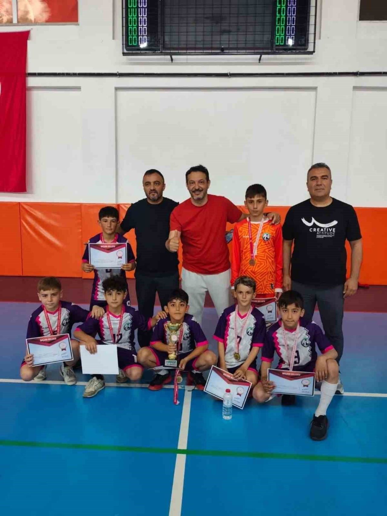 SİVAS’TA DÜZENLENEN KÜÇÜK ERKEKLER FUTSAL MÜSABAKALARI SONA ERDİ.