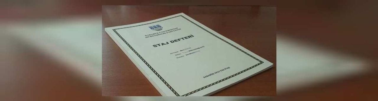 staj defteri nedir