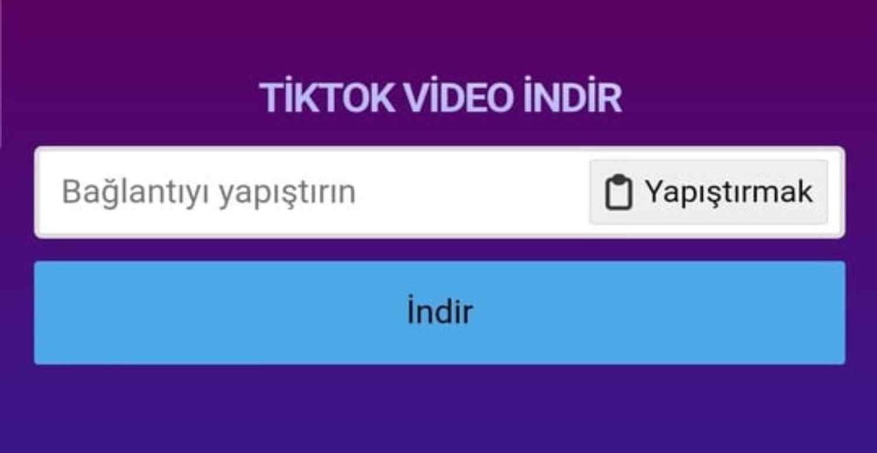 Tiktok yazısız video indirme