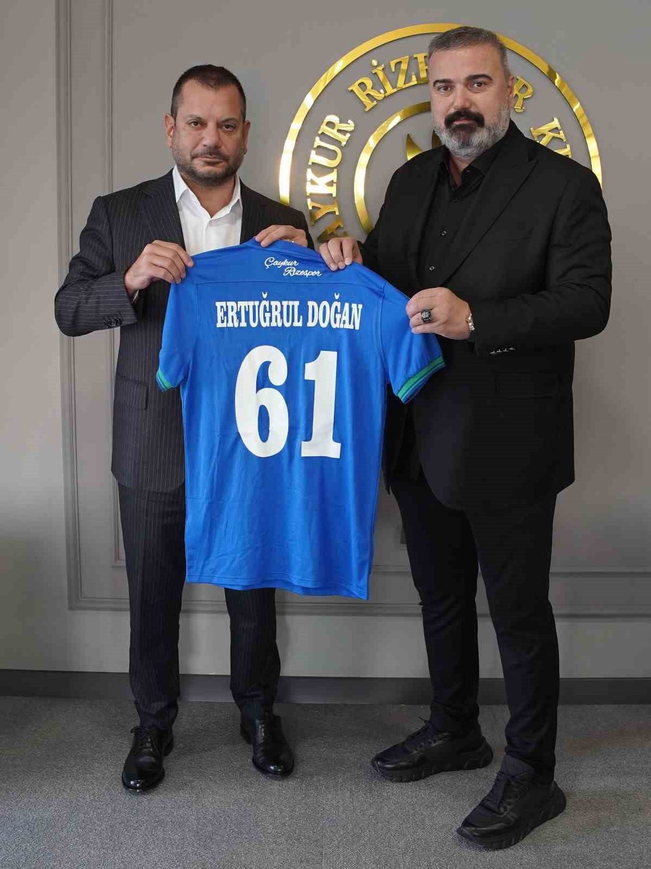 TRABZONSPOR KULÜBÜ VE KULÜPLER BİRLİĞİ VAKFI BAŞKANI ERTUĞRUL DOĞAN, ÇAYKUR RİZESPOR BAŞKANI...