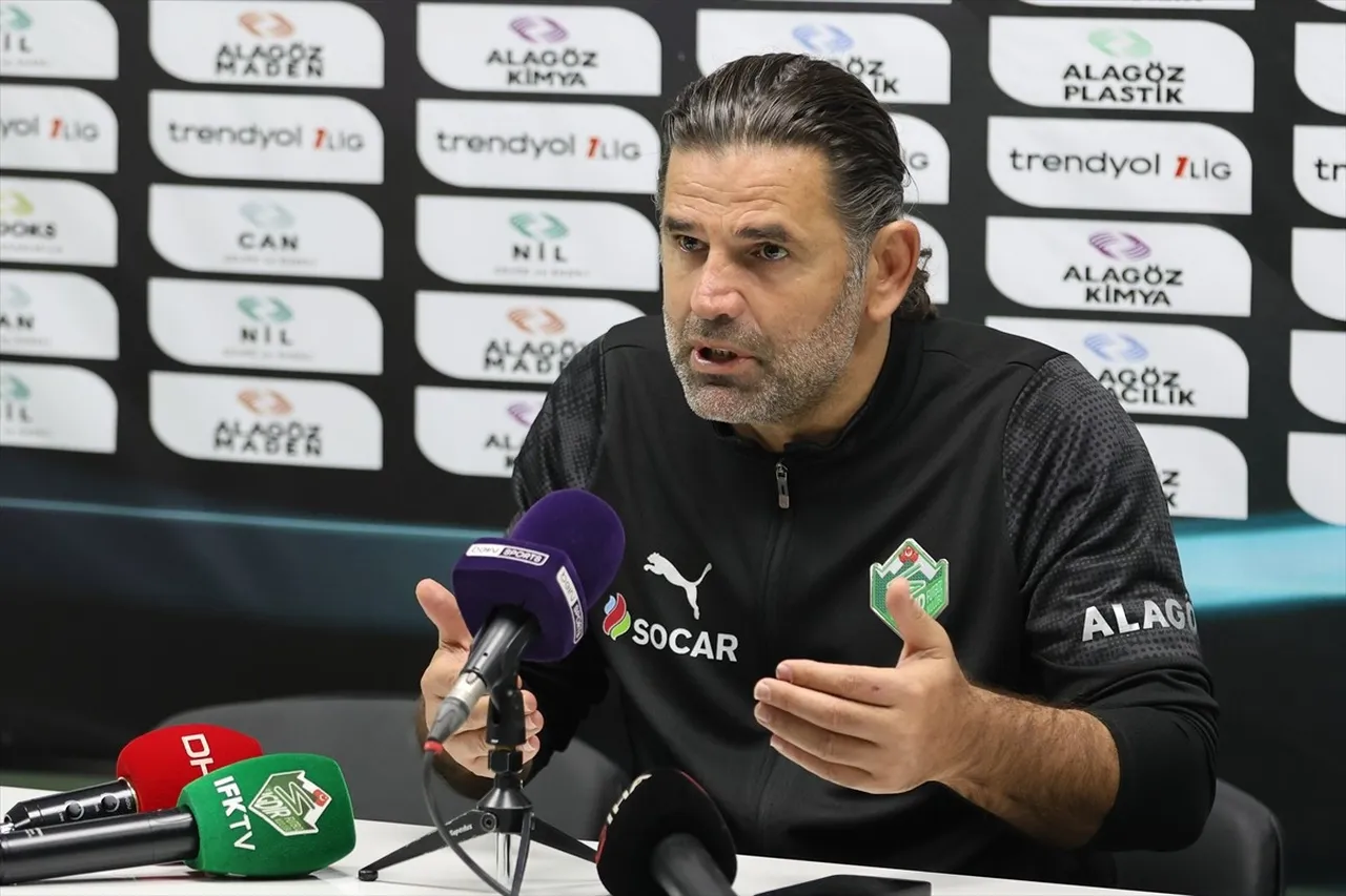 Trendyol 1. Lig'in 12. Haftasında Alagöz Holding Iğdır FK ile Bandırmaspor Iğdır Şehir Stadı'nda...