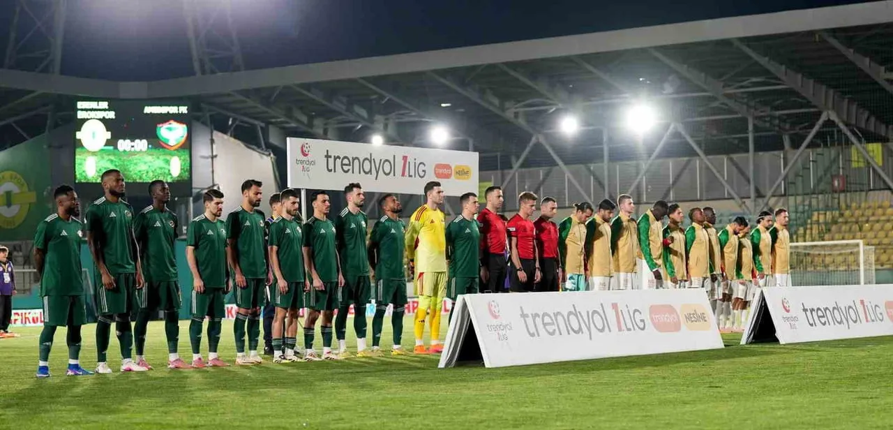 TRENDYOL 1. LİG’İN 34. HAFTASINDA ESENLER EROKSPOR, KONUK ETTİĞİ AMED SPORTİF FAALİYETLER İLE 1-1...