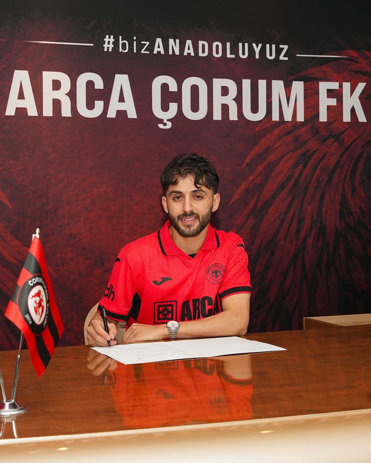 TRENDYOL SÜPER LİG'DE MÜCADELE EDECEK OLAN ÇORUM FK, SAĞ KANAT OYUNCUSU HASAN ABDULKAREEM İLE 2+1...