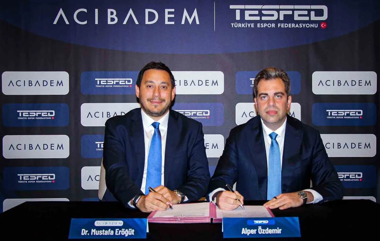 TÜRKİYE ESPOR FEDERASYONU İLE ACIBADEM SAĞLIK GRUBU ARASINDA SAĞLIK SPONSORLUĞU ANLAŞMASI...